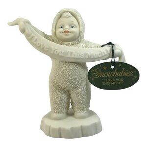 Department 56 Snowbabies "I Love You THis Much" Item #56-68918  with Box